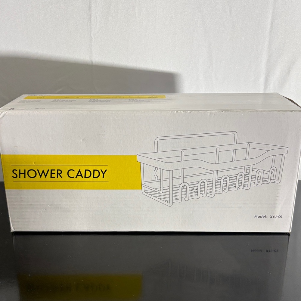 Black Shower Caddy 5 piece set